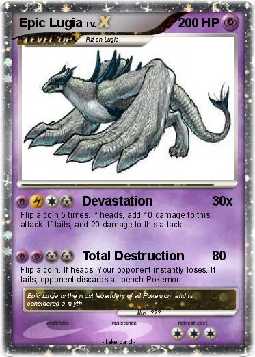 Pokemon Epic Lugia