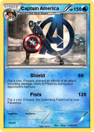 Pokemon Captain America