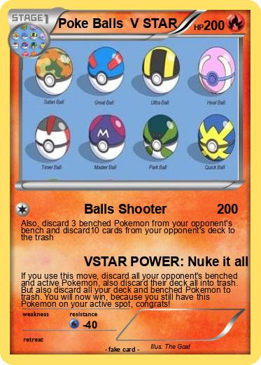 Pokemon Poke Balls  V STAR
