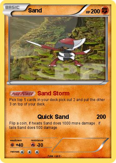 Pokemon Sand