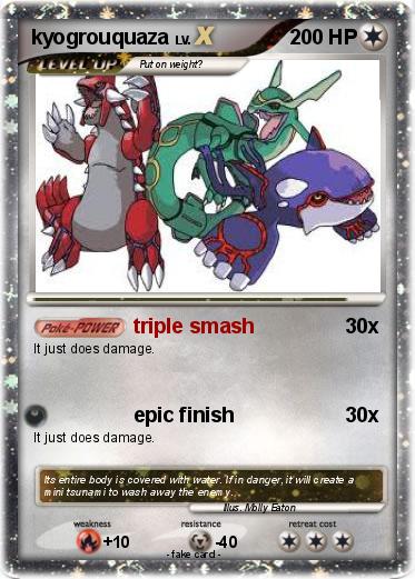 Pokemon kyogrouquaza