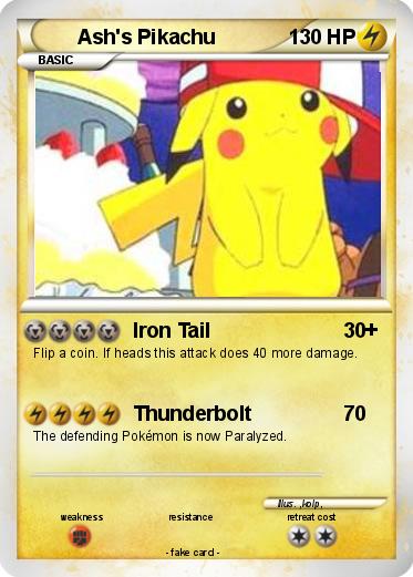 Pokemon Ash's Pikachu