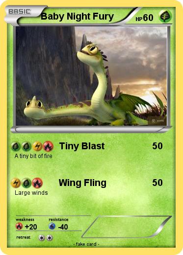 Pokemon Baby Night Fury