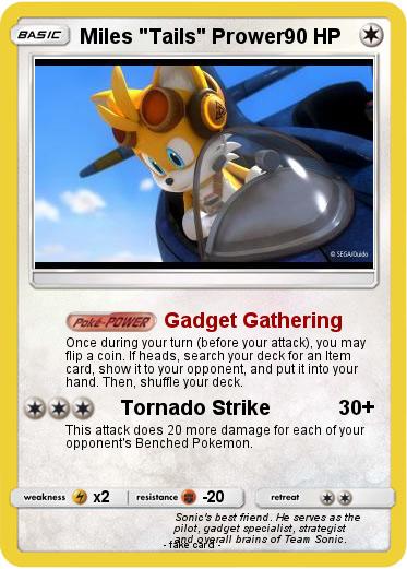 Pokemon Miles "Tails" Prower