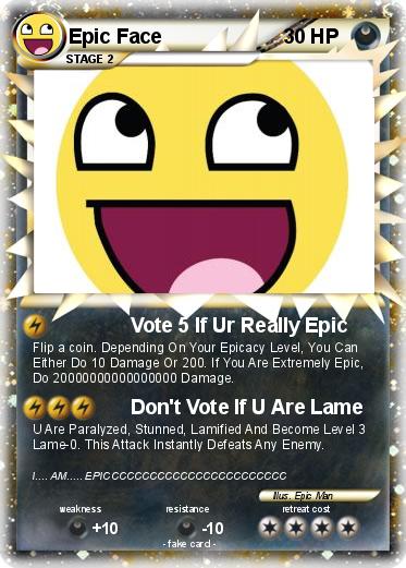 Pokemon Epic Face
