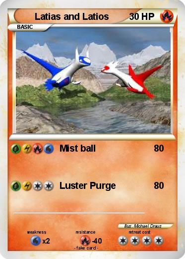 Pokemon Latias and Latios