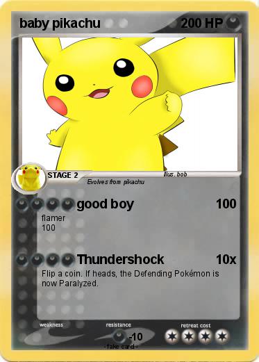 Pokemon baby pikachu