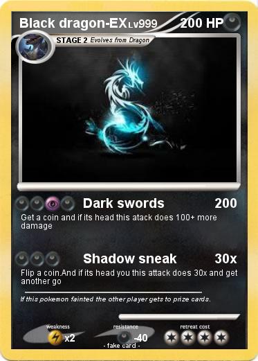 Pokemon Black dragon-EX