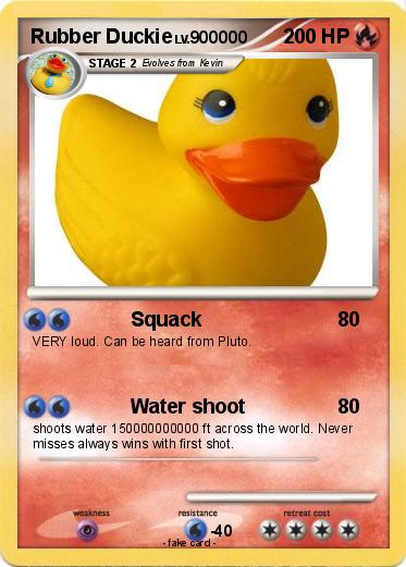 Pokemon Rubber Duckie