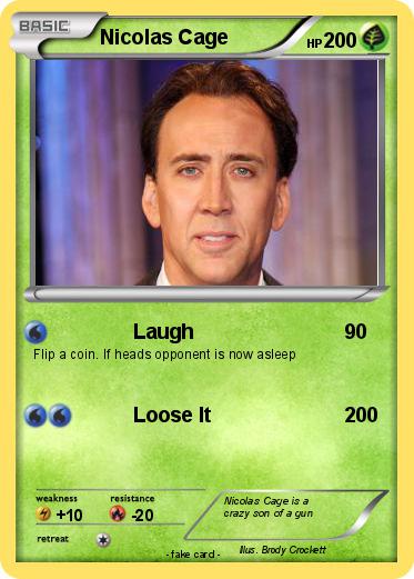 Pokemon Nicolas Cage
