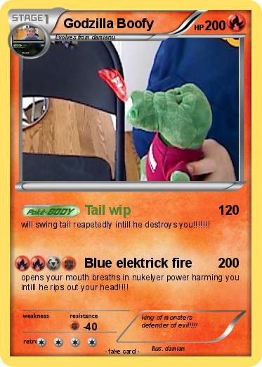 Pokemon Godzilla Boofy