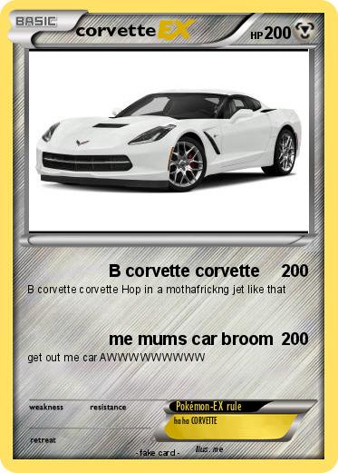 Pokemon corvette