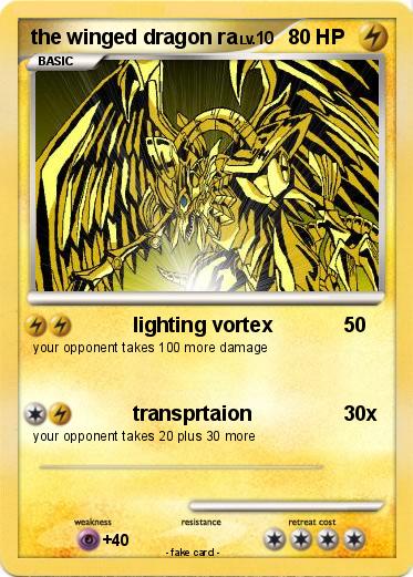 Pokemon the winged dragon ra