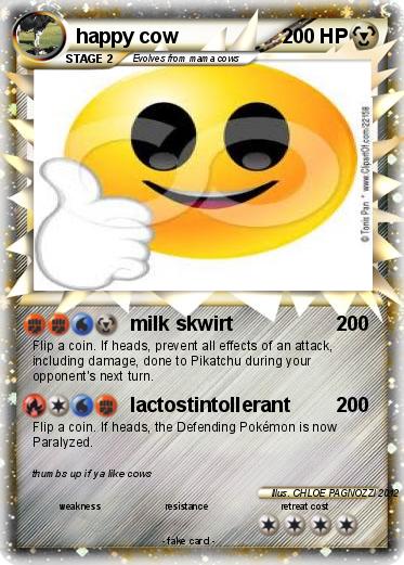 Pokemon happy cow