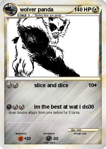 Pokemon wolver panda