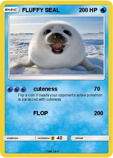 Pokemon FLUFFY SEAL