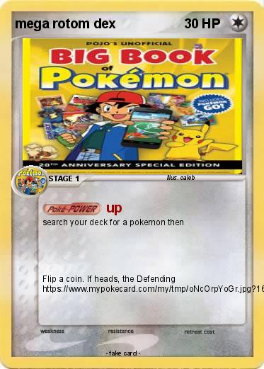 Pokemon mega rotom dex