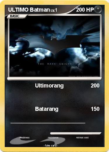 Pokemon ULTIMO Batman