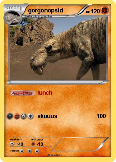 Pokemon gorgonopsid