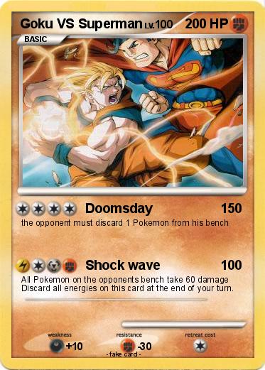 Pokemon Goku VS Superman