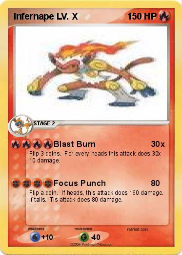 Pokemon Infernape LV. X