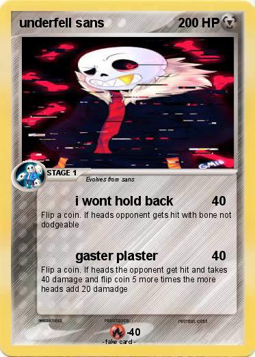 Pokemon underfell sans