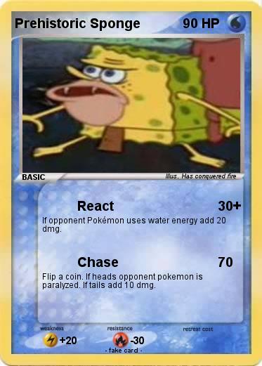 Pokemon Prehistoric Sponge
