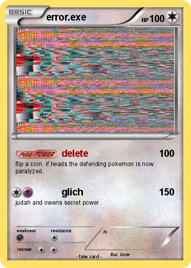 Pokemon error.exe
