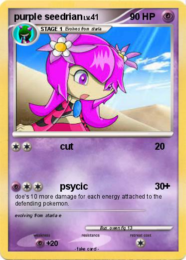 Pokemon purple seedrian
