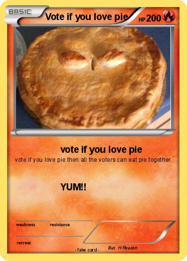 Pokemon Vote if you love pie