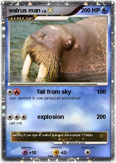 Pokemon walrus man