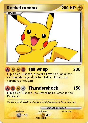 Pokemon Rocket racoon