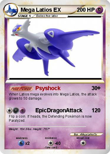 Pokemon Mega Latios EX