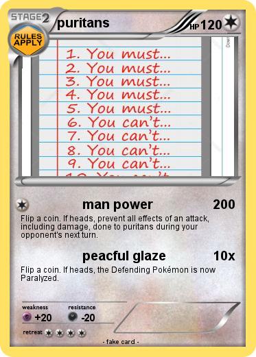 Pokemon puritans