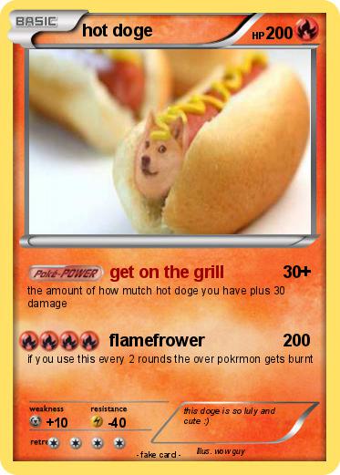 Pokemon hot doge