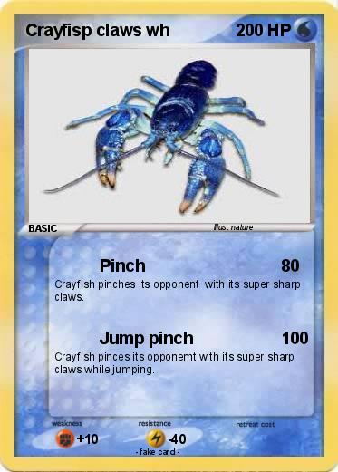Pokemon Crayfisp claws wh