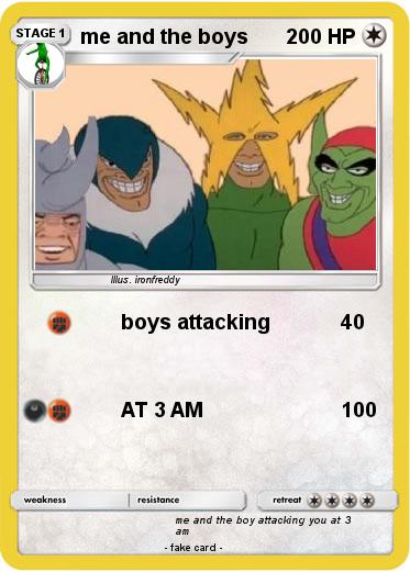 Pokemon me and the boys
