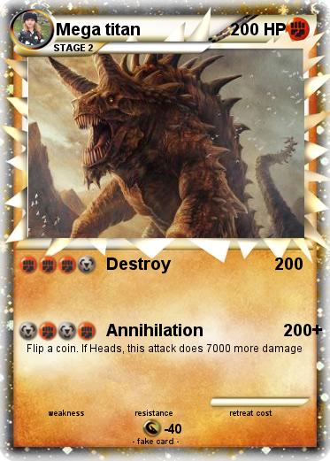 Pokemon Mega titan