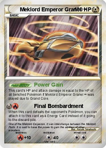 Pokemon Meklord Emperor Granel ∞