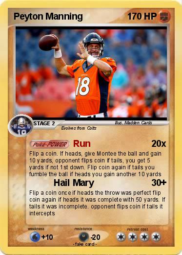 Pokemon Peyton Manning