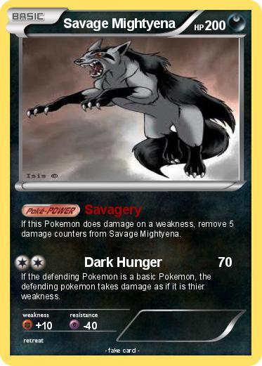 Pokemon Savage Mightyena