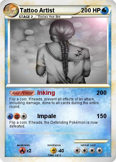 Pokemon Tattoo Artist