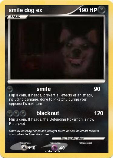 Pokemon smile dog ex