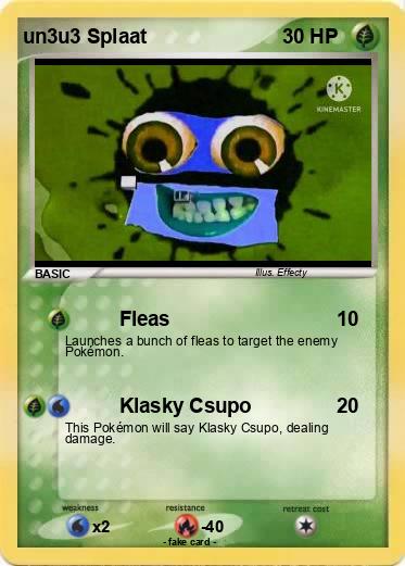 Pokemon un3u3 Splaat