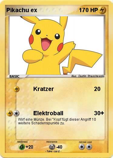 Pokemon Pikachu ex