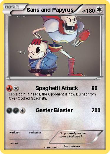 Pokemon Sans and Papyrus