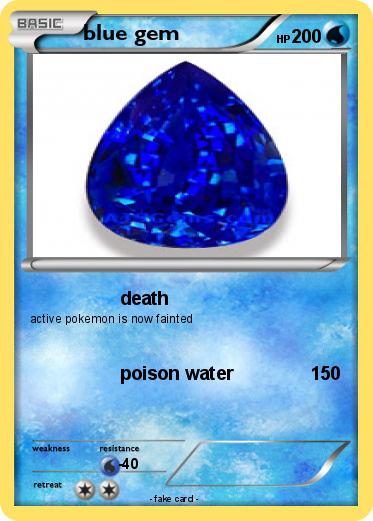 Pokemon blue gem