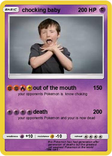 Pokemon chocking baby