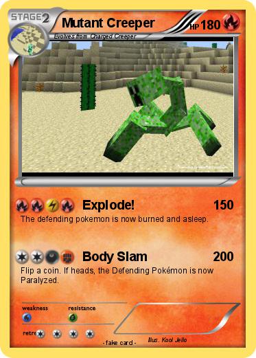 Pokemon Mutant Creeper