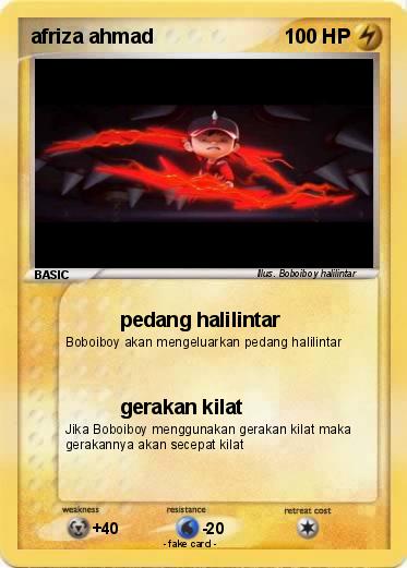 Pokemon afriza ahmad